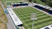 Installation neue Beleuchtung beim Rheinpark Stadion