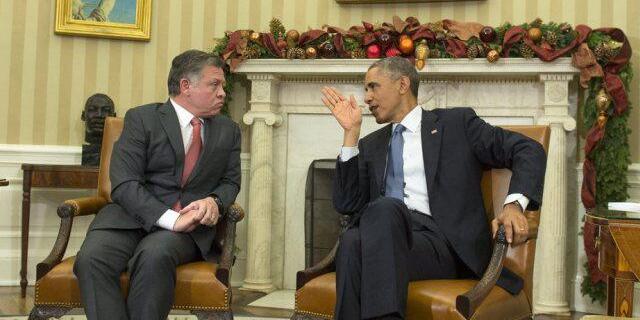 Jordaniens König Abdullah im Gespräch mit Obama Jordaniens König Abdullah im Gespräch mit Obama