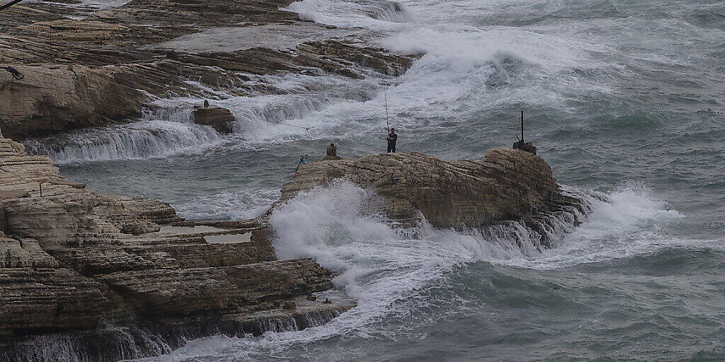 Das Mittelmeer bei Beirut