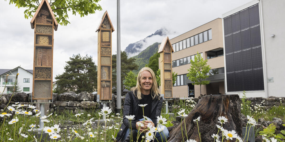 Wildbienenhotel in Triesen