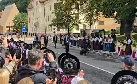Einzug des Familiencortèges