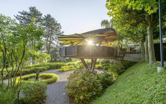 Terrasse Adlernest beim Restaurant Sonnenhof