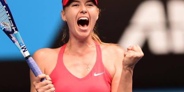 Scharapowa: Nach abgewehrten Matchbällen in Runde 2 im Halbfinal