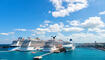 Cruise ships in port of Nassau