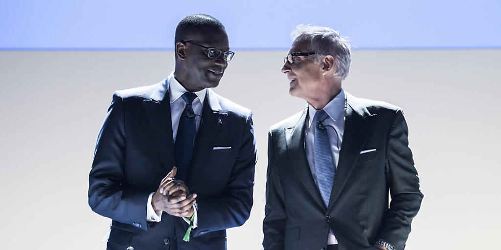 Umstrittenes Führungsduo besteht Bewährungstest: CS-Chef Tidjane Thiam (l.) und CS-Präsident Urs Rohner. (Archiv)