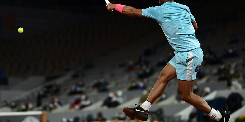 Rafael Nadal drängt Diego Schwartzman in die Defensive
