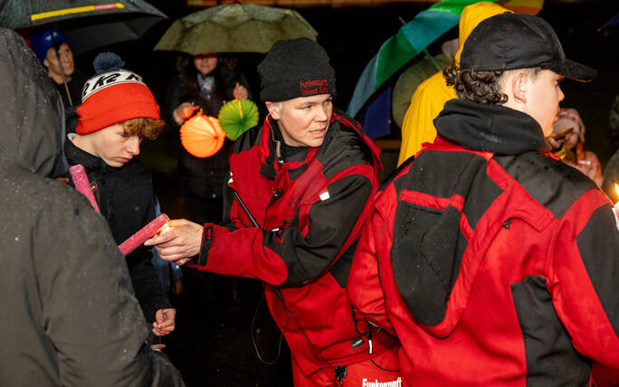 Funken Triesen mit Fackelumzug