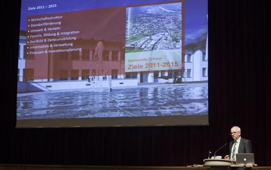 Präsentation Standortentwicklung im SAL in Schaan