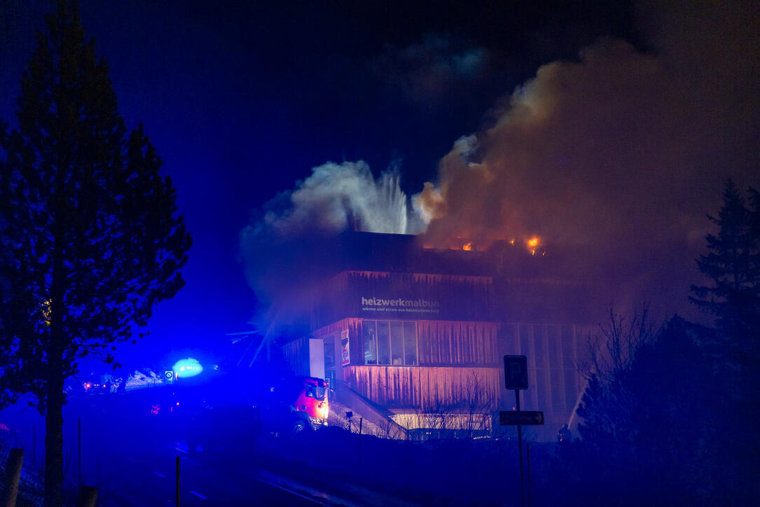 Brand Heizwerk Malbun (16.12.2025)