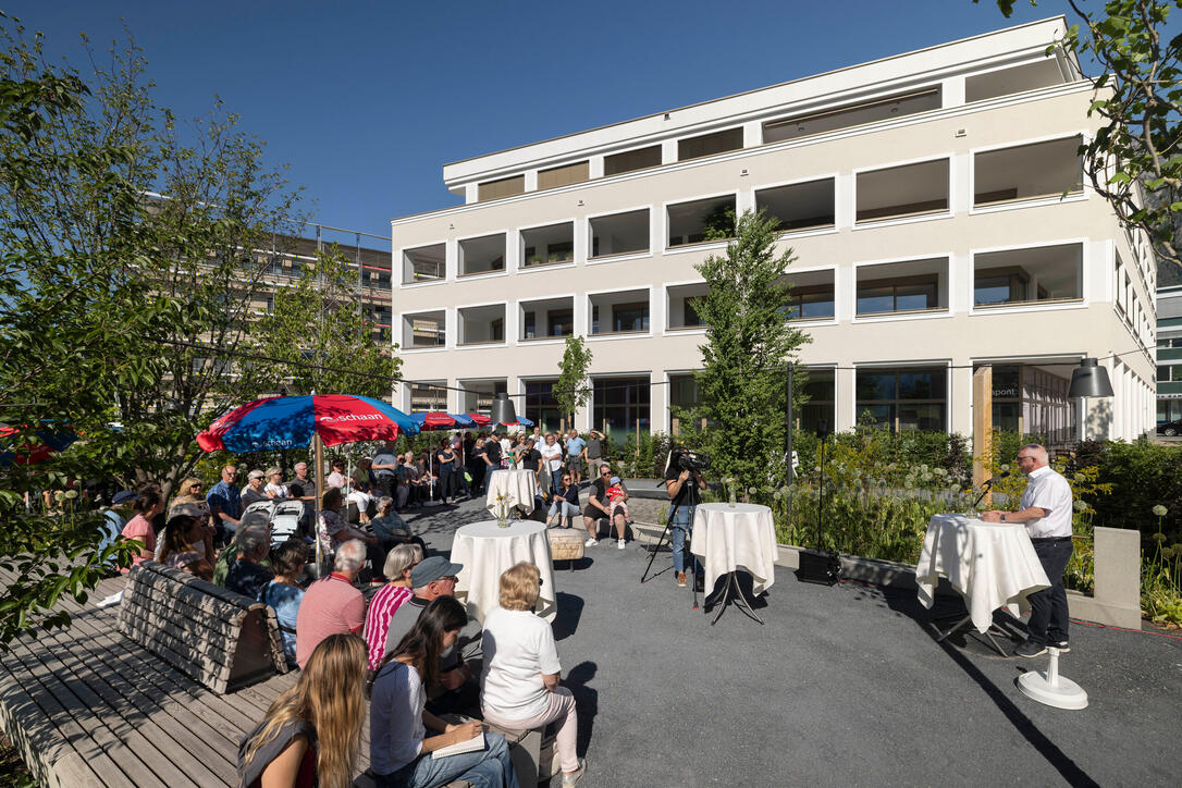 Er&ouml;ffnung Lindagarta in Schaan