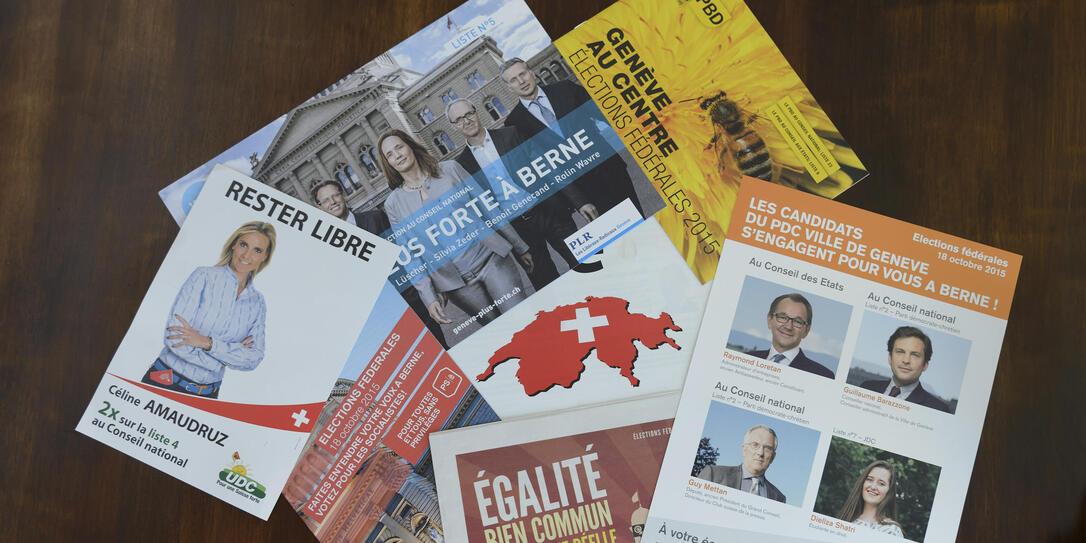 PARLAMENTSWAHLEN, NATIONALRATSWAHLEN, STAENDERATSWAHLEN, NATIONALRAT, STAENDERAT, LISTEN, WAHLLISTEN, WAHLZETTEL, WAHLUNTERLAGEN,