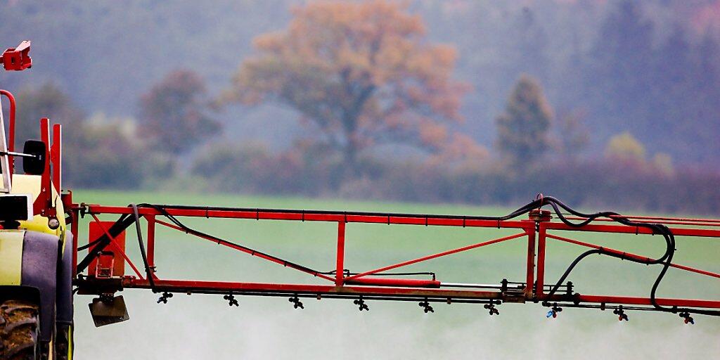 Pestizide und Dünger aus der Landwirtschaft belasten das Grundwasser in der Schweiz. Abbauprodukte finden sich vor allem in Fassungen im Ackerbaugebiet des Mittellandes. (Archivbild)