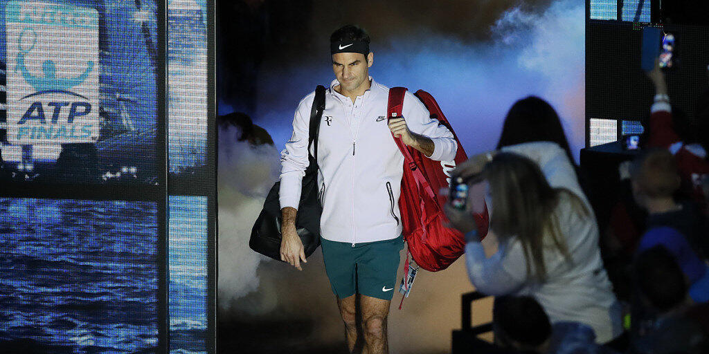 Vorhang für Roger Federer: Der Baselbieter startete mit einem souveränen Sieg in die ATP Finals in London