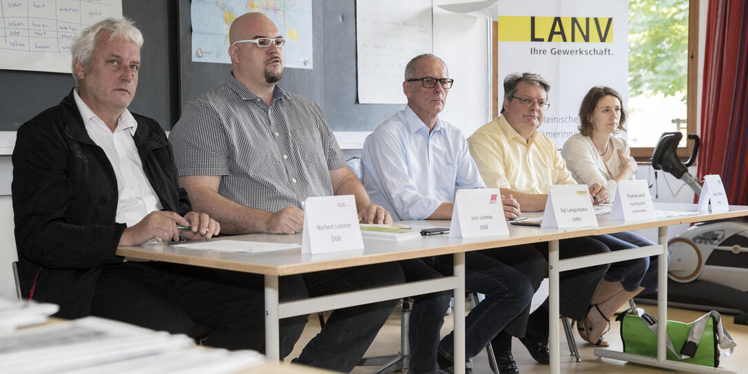 Pressegespräch LANV in Vaduz Pressegespräch LANV in Vaduz