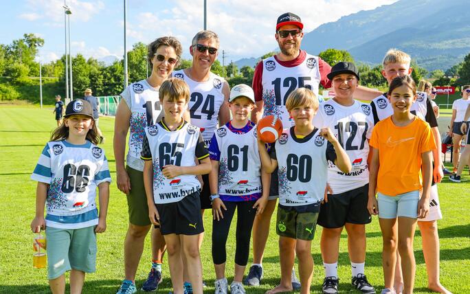 Liechtenstein Schaan Sportanlage Rheinwiese Schaaner Faescht
