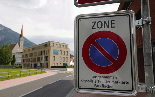 Neue Parkregeln in Schaan