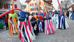Fasnachtsumzug in Oberriet, St. Gallen, SG, Schweiz.