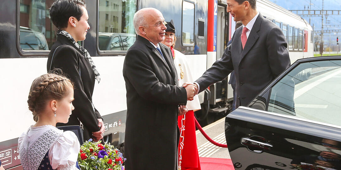 Schweiz Liechtenstein Staatsbesuch Erbprinzenpaar Regierung Bundesrat