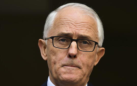 Ihm laufen die Minister davon: der australische Regierungschef Malcolm Turnbull. (Archivbild)