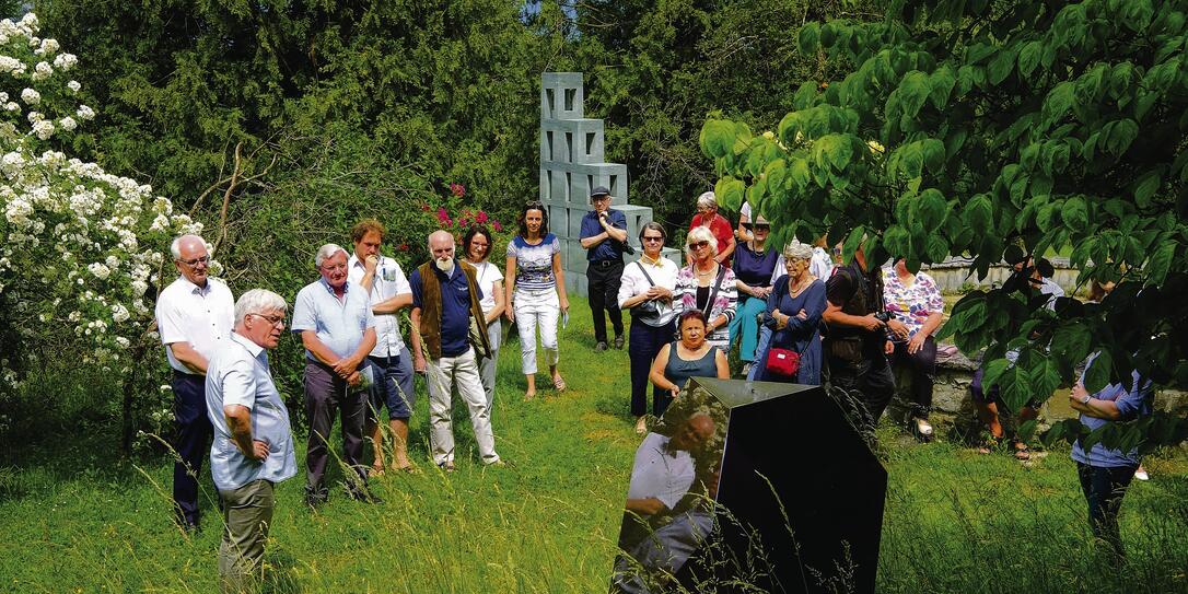Schaan Steinegerta Skulpturengarten Schaan Steinegerta Skulpturengarten