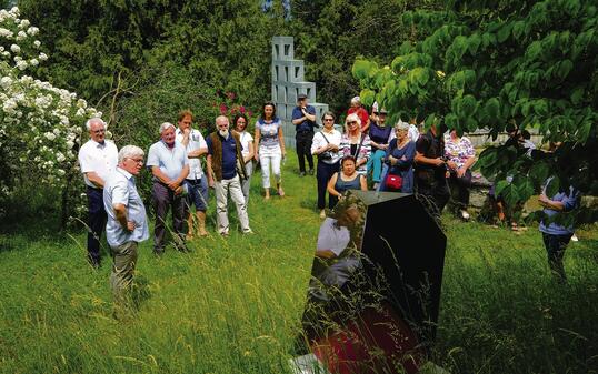 Schaan Steinegerta Skulpturengarten