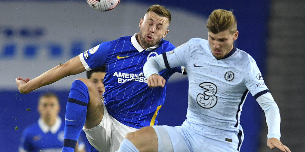 Timo Werner (rechts) kommt im ersten Spiel für Chelsea gleich von Beginn weg zum Einsatz Timo Werner (rechts) kommt im ersten Spiel für Chelsea gleich von Beginn weg zum Einsatz