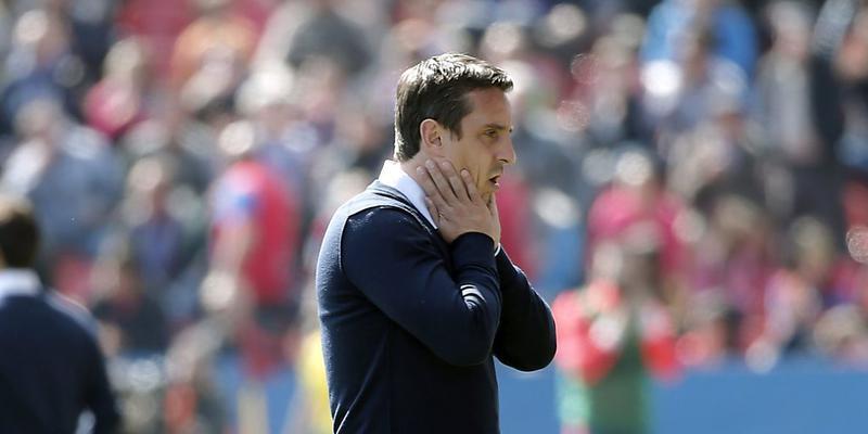 Mit Valencia alles andere als erfolgreich: Trainer Gary Neville