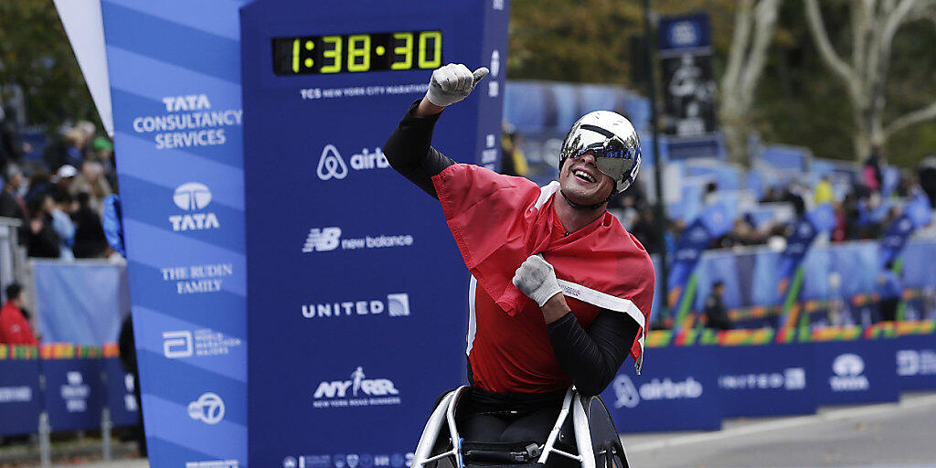 Gewann den New York Marathon der Rollstuhlfahrer zum dritten Mal: Marcel Hug