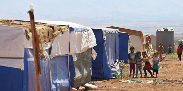 Syrische Flüchtlinge in Ost-Libanon (Archivbild) Syrische Flüchtlinge in Ost-Libanon (Archivbild)