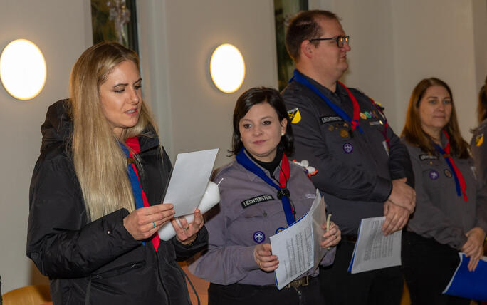 Friedenslicht 2025 in Liechtenstein (17.12.2025)