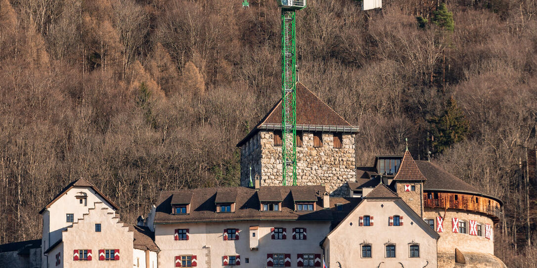 Baustelle Schloss Vaduz