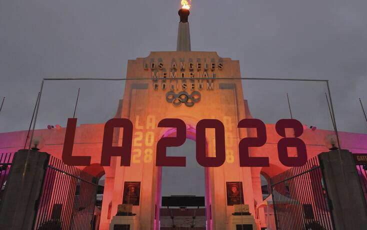 Das historische Los Angeles Memorial Coliseum war bereits 1984 Schauplatz der Er&ouml;ffnungsfeier und ist auch f&uuml;r die Olympischen Spiele 2028 wieder als Austragungsort vorgesehen.