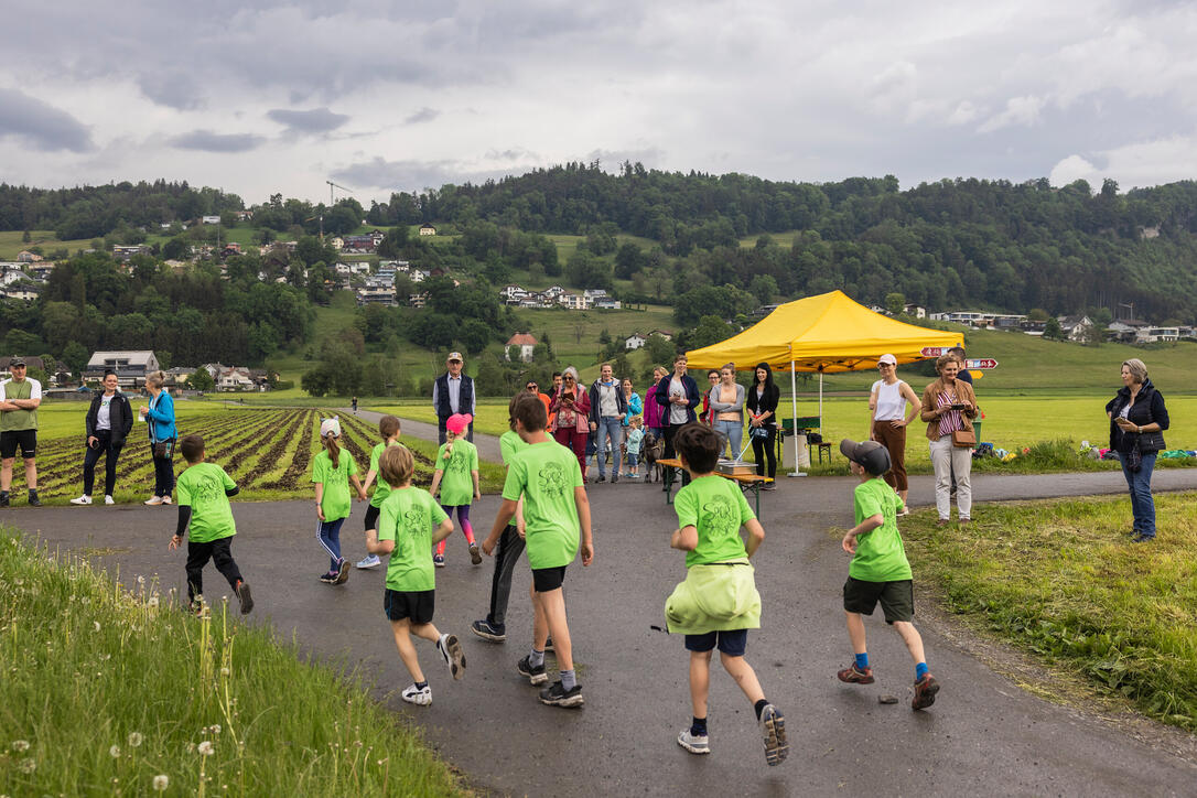 Sponsorenlauf der Primarschule Mauren