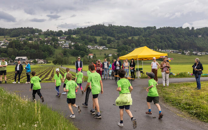 Sponsorenlauf der Primarschule Mauren