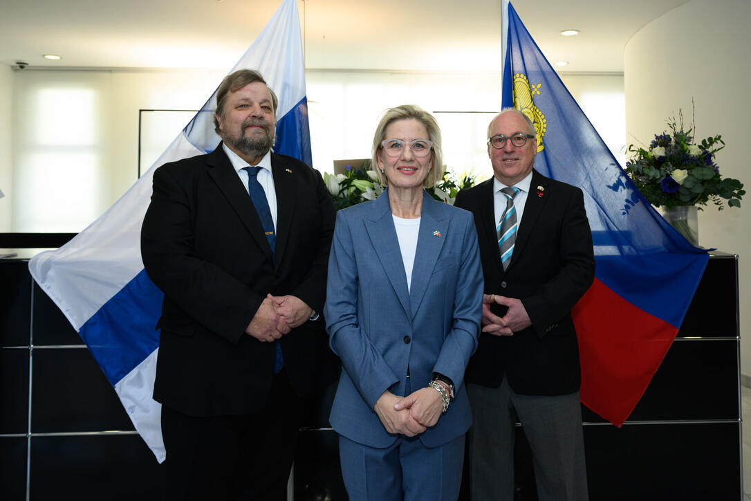 Eröffnung des  finnischen Honorkonsulats in Vaduz