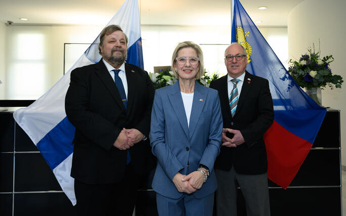 Eröffnung des  finnischen Honorkonsulats in Vaduz