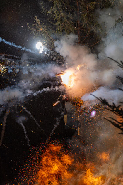 Funken Triesen mit Fackelumzug