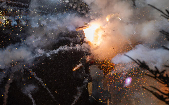 Funken Triesen mit Fackelumzug