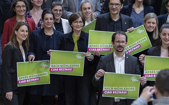 Die Grünen haben am Mittwoch einen Klimaplan vorgestellt, bei dem sie sich ehrgeizigere Ziele als der Bundesrat und das Parlament hinsichtlich der Reduzierung von Treibhausgasemissionen setzen. (Archivbild)
