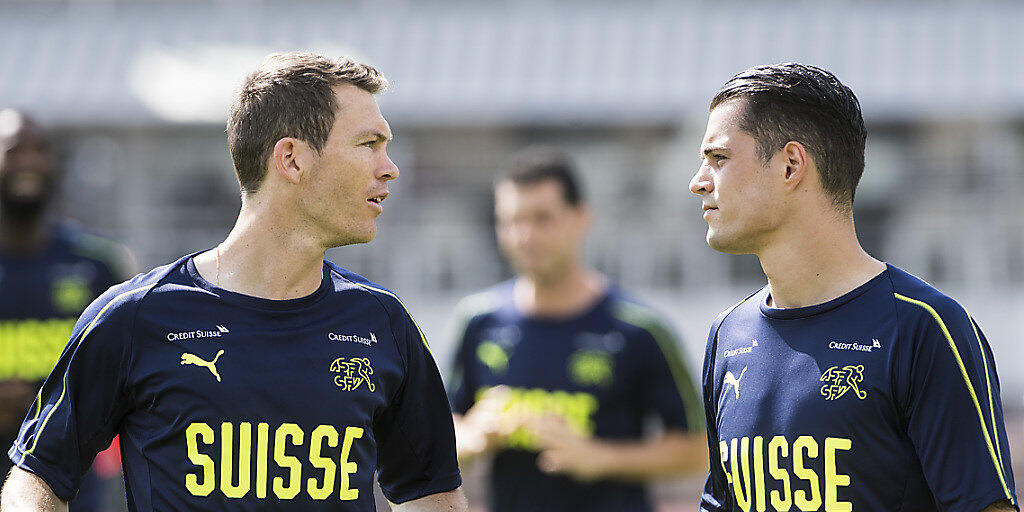 Nicht mehr wegzudenkende Schweizer Teamstützen: Captain Stephan Lichtsteiner (links) und Granit Xhaka
