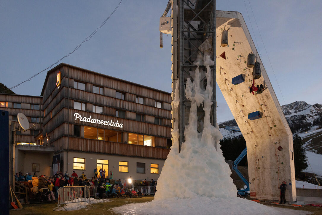 Swiss Ice Climbing Cup in Malbun