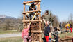 Kinder bauen Funken in Schaanwald