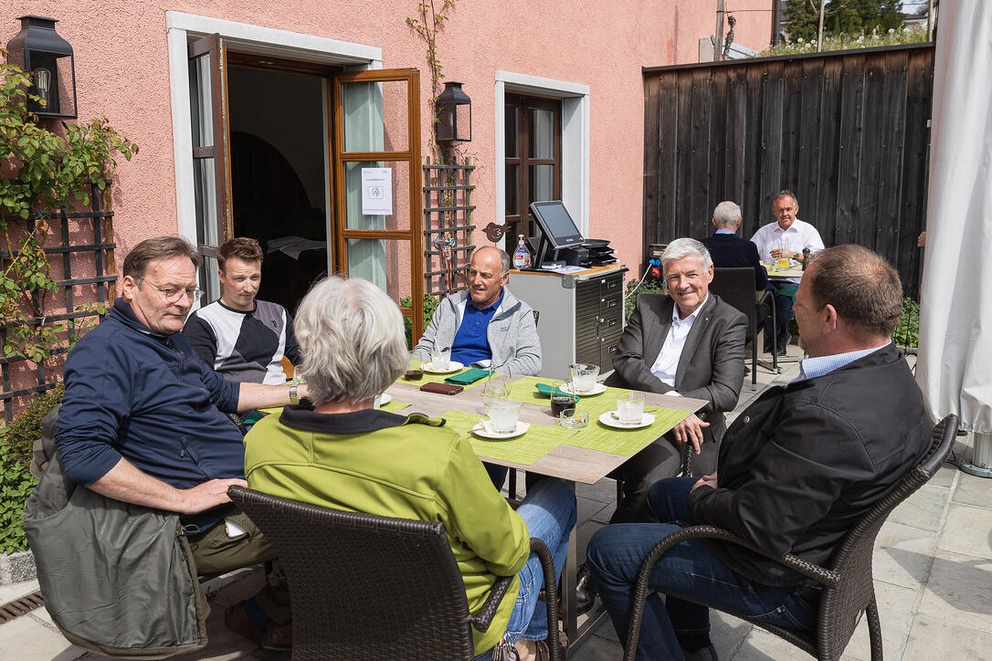 Offene Restaurant-Terrassen in Liechtenstein