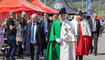 Feierlichkeiten zum Jubiläum bei der alten Rheinbrücke Vaduz–Sevelen