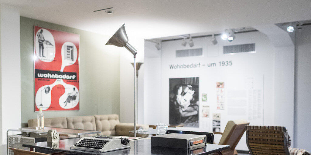Blick in die Ausstellung "Ideales Wohnen" im neu sanierten Museum für Gestaltung in Zürich, aufgenommen am Donnerstag, 1. März 2018.