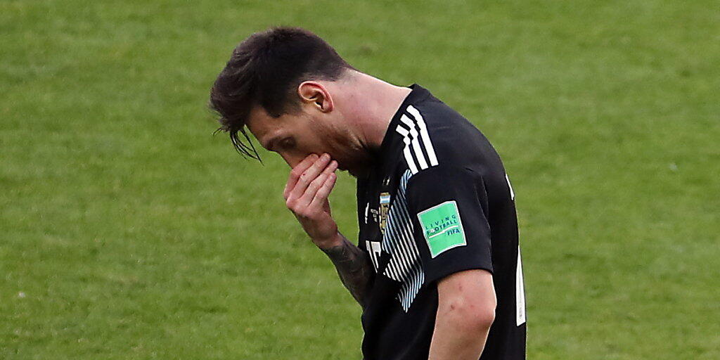 Lionel Messi hadert nach dem missglückten Auftakt gegen Island