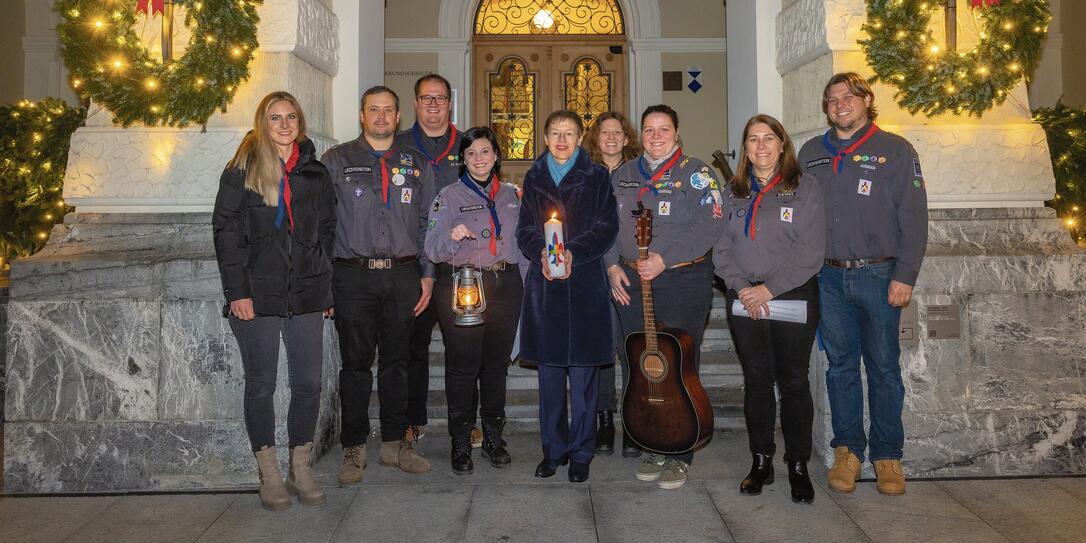 Friedenslicht 2025 in Vaduz