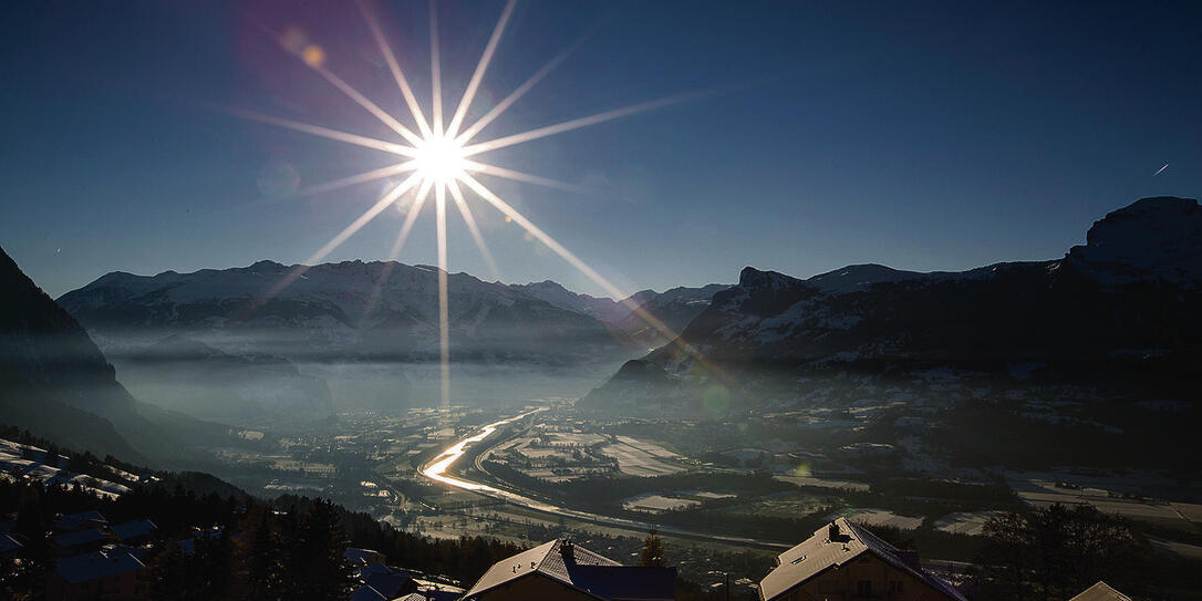 Blick über Liechtenstein Blick über Liechtenstein