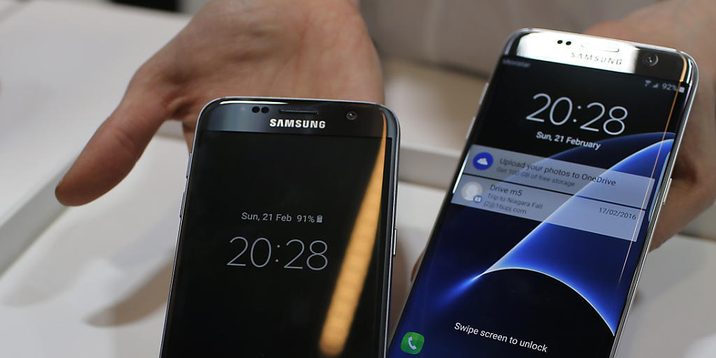 Das Samsung-Handy Galaxy S7 d&uuml;rfte einen massgeblichen Anteil daran haben, dass der s&uuml;dkoreanische Konzern sein Gewinnniveau deutlich steigern konnte. (Archivbild)