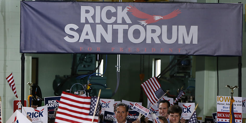 Stürzt sich ins US-Wahlgetümmel: Ex-Senator Rick Santorum kündigt seine Kandidatur an